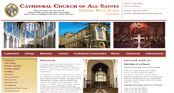 Desktop Screenshot of cathedralchurchofallsaints.com